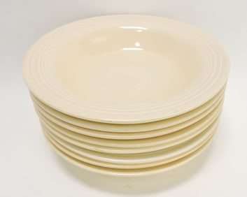 Fiesta deep plate, ivory