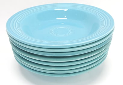 Fiesta deep plate, turquoise