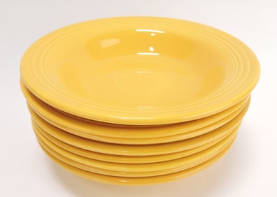 Fiesta deep plate, yellow