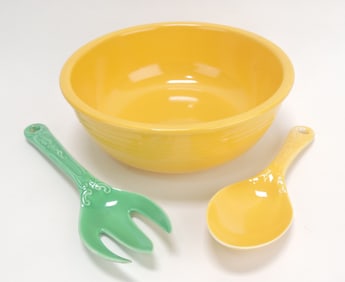 Fiesta unlisted salad bowl (yellow) with