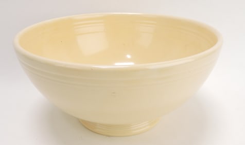 Fiesta footed salad bowl, ivory