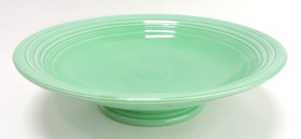 Fiesta 12" footed comport, green