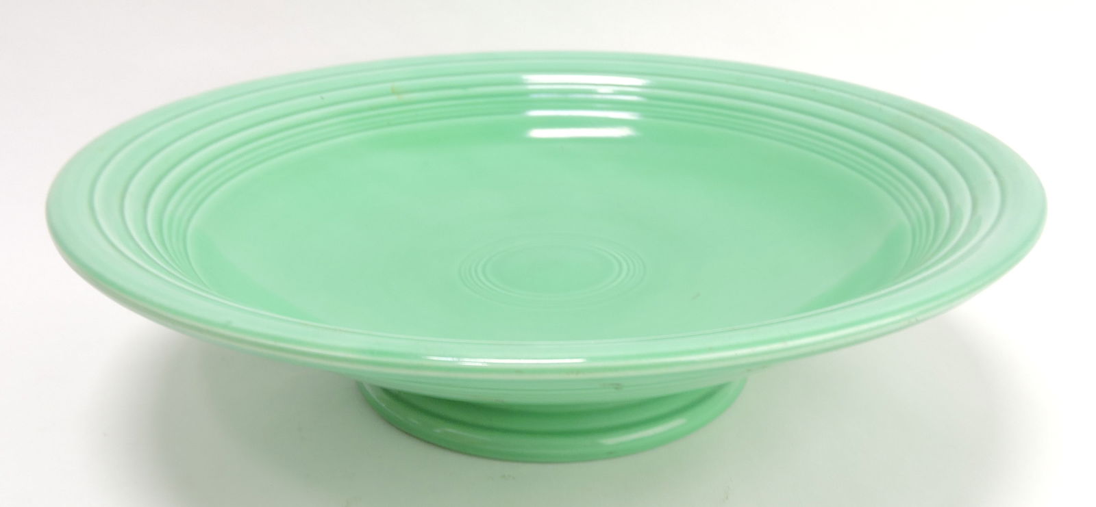 Fiesta 12" footed comport, green (1 of 1)