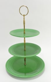 Fiesta 3 tier tid bit, medium green