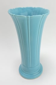 Fiesta 12" flower vase, turquoise