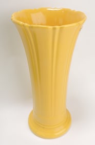 Fiesta 12" flower vase, yellow