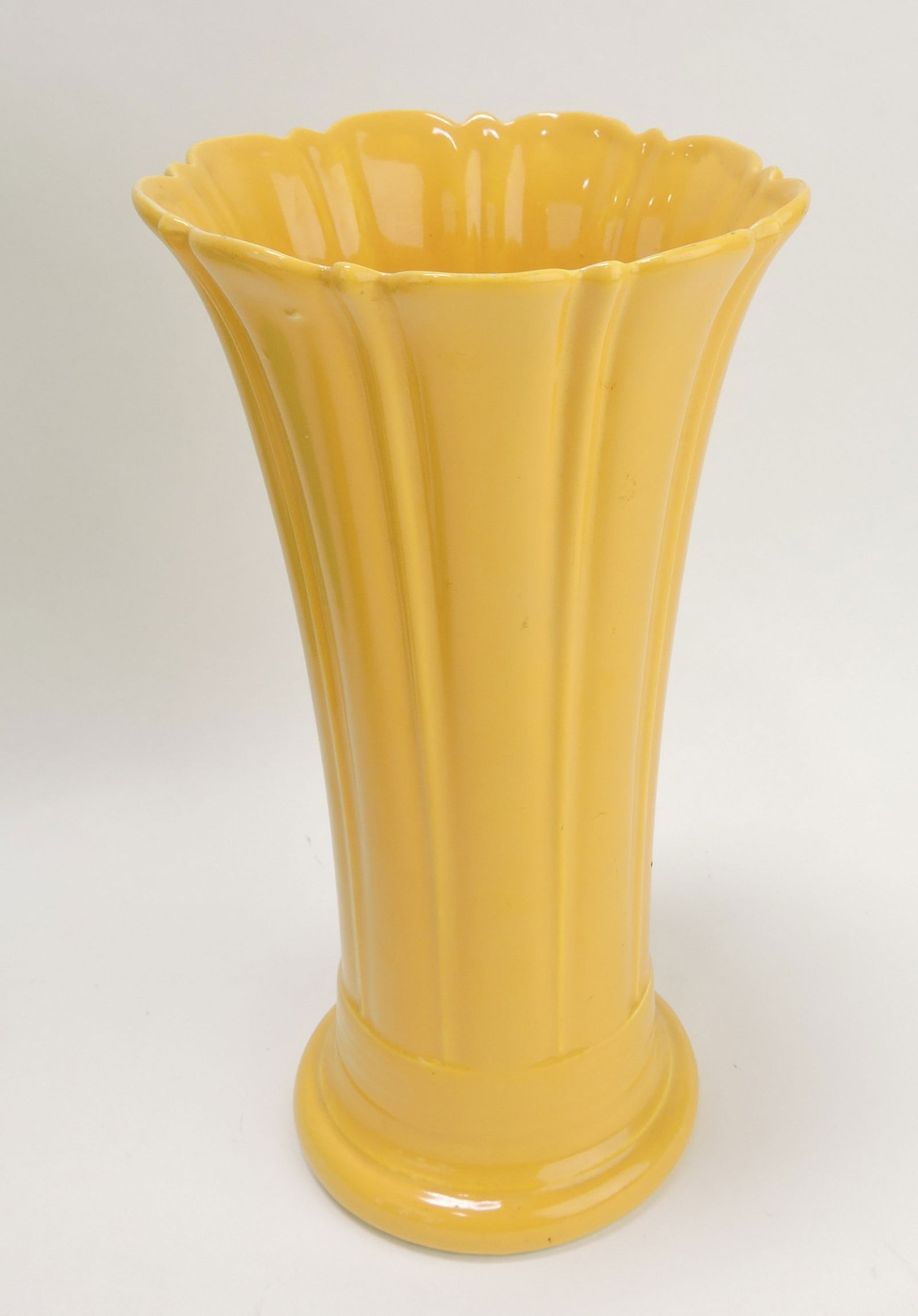 Fiesta 10" flower vase, yellow (1 of 1)