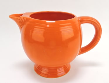 Fiesta ice lip pitcher, red