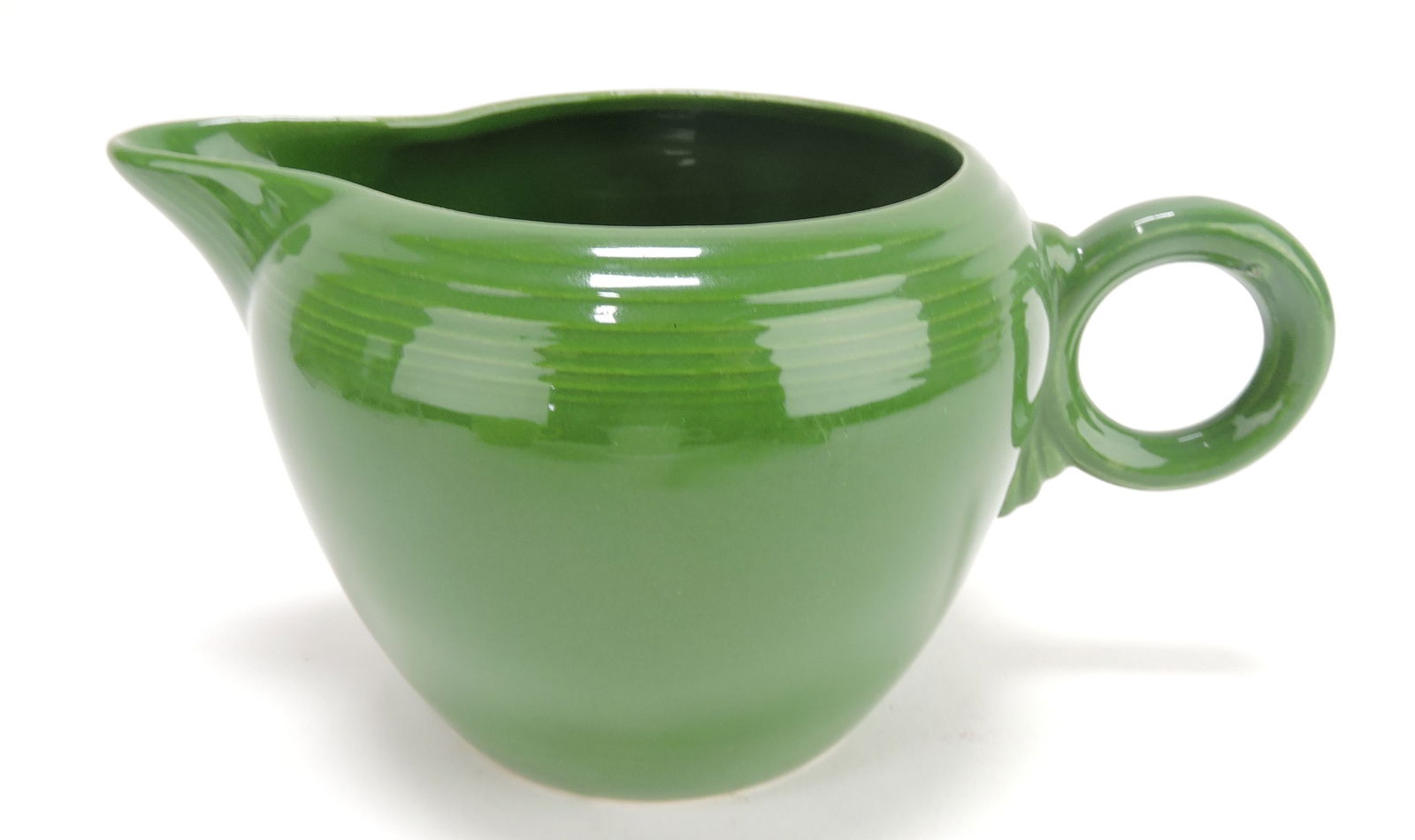 Fiesta two pint jug, dark green: .