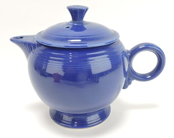 Fiesta large teapot, cobalt