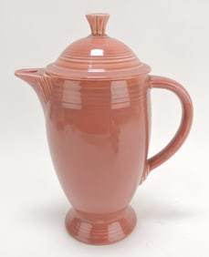 Fiesta coffee pot, rose