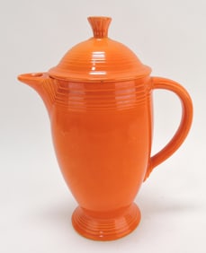 Fiesta coffee pot, red
