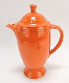 Fiesta coffee pot, red