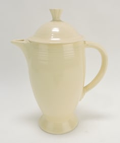 Fiesta coffee pot, ivory