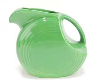 Fiesta disc water pitcher, medium green