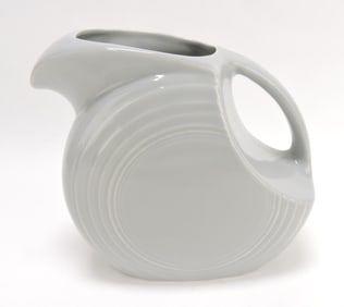 Fiesta disc water pitcher, gray
