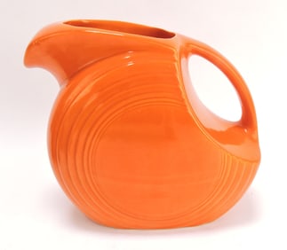 Fiesta disc water pitcher, red