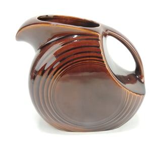 Fiesta Amberstone disc water pitcher