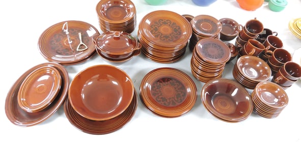 Fiesta Amberstone lot of 116 pieces