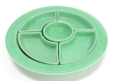 Fiesta relish tray, green