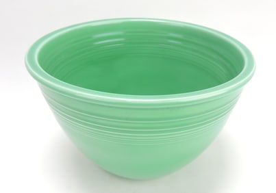 Fiesta #5 mixing bowl, green, inside
