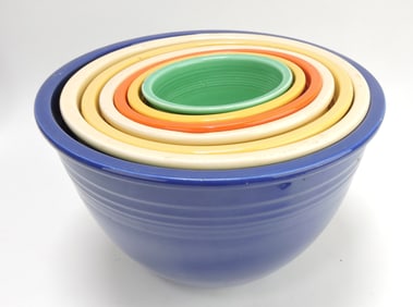 Fiesta 7 piece mixing bowl set, various