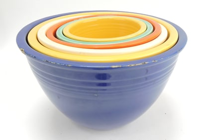 Fiesta 6 piece mixing bowl set,
