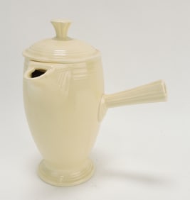 Fiesta demitasse coffee pot, ivory