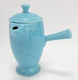 Fiesta demitasse coffee pot, turquoise