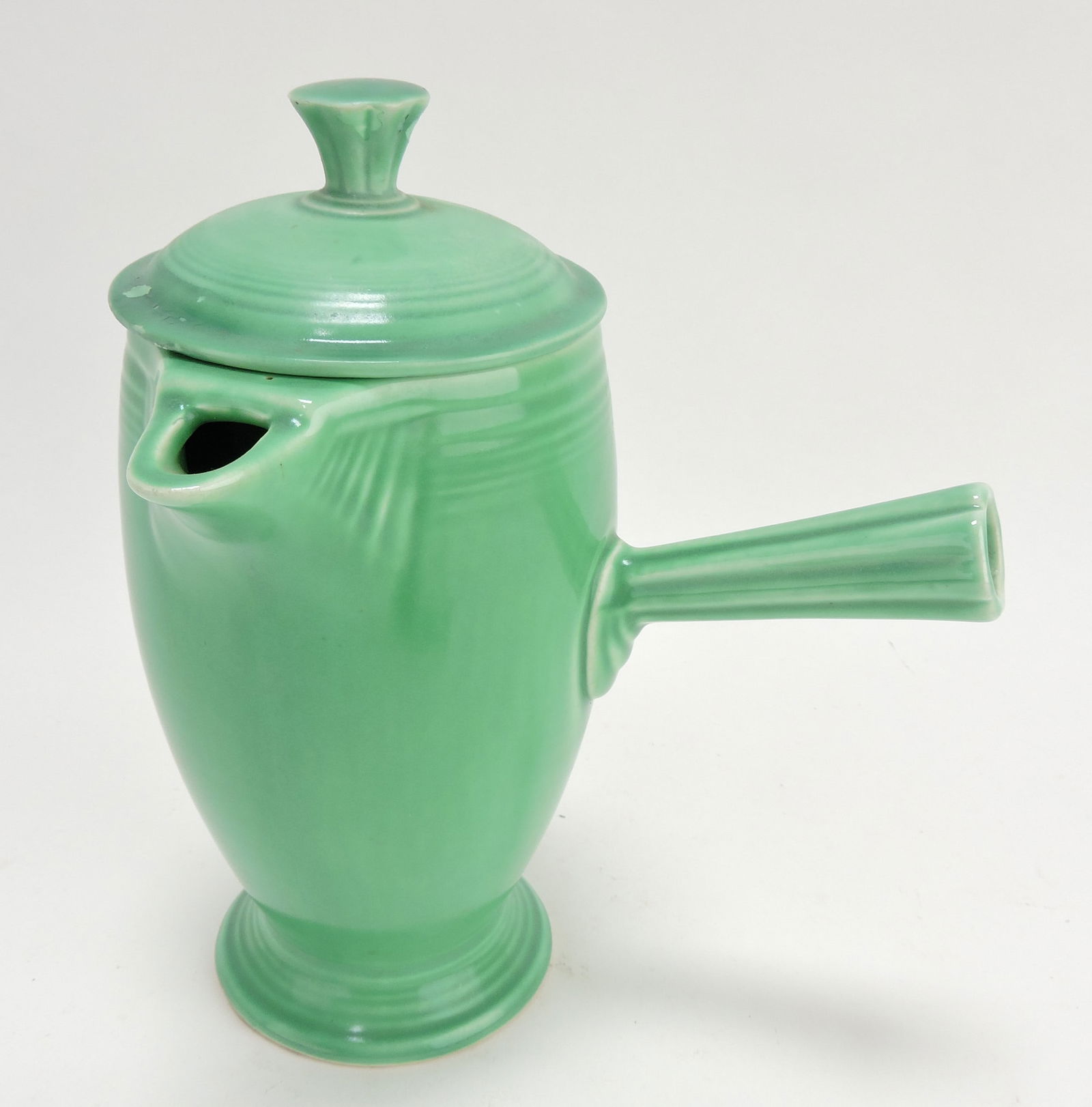 Fiesta demitasse coffee pot, green, (1 of 2)