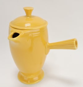 Fiesta demitasse coffee pot, yellow