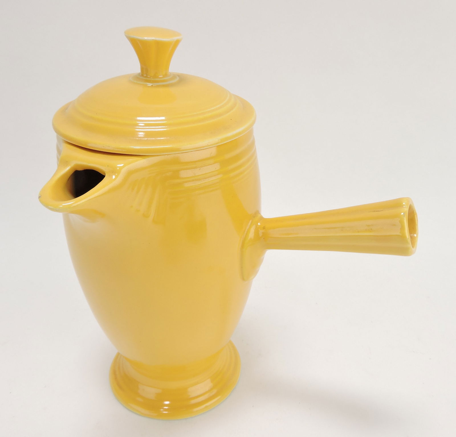 Fiesta demitasse coffee pot, yellow, (1 of 2)