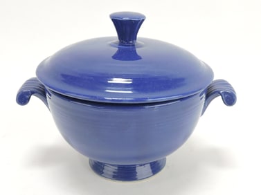 Fiesta covered onion soup, cobalt,