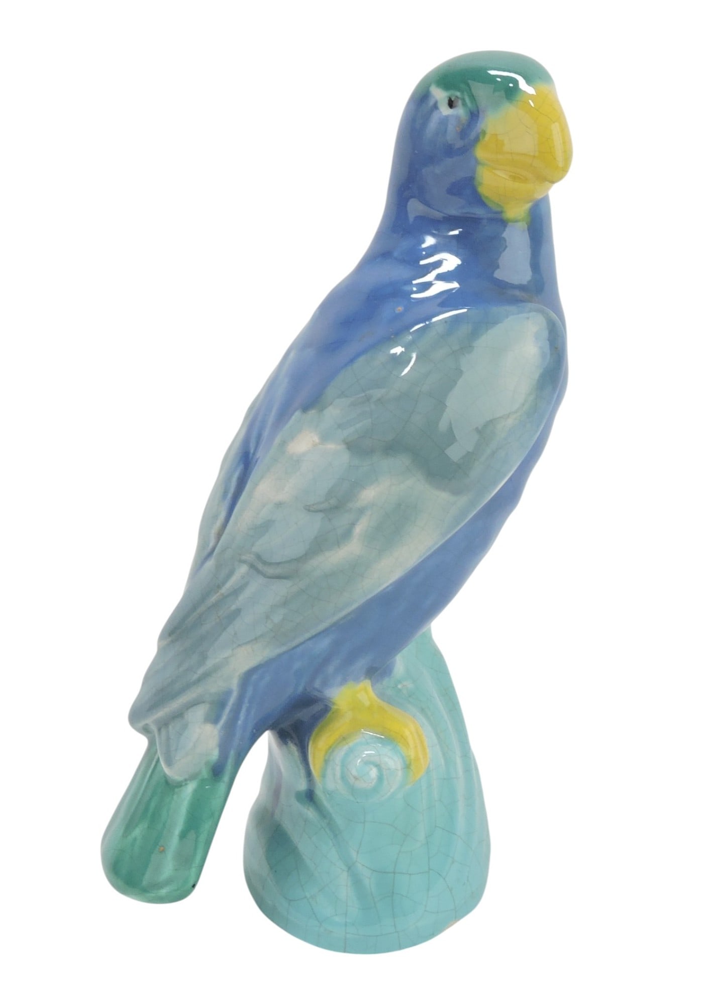 Minton majolica parrot, 8 1/2" (1 of 1)