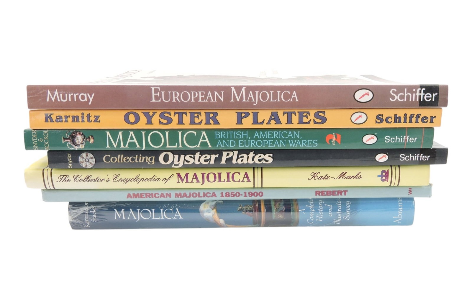 Majolica lot of 7 reference books (1 of 1)