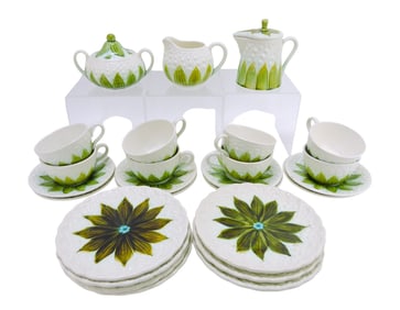 Schramberg German majolica dessert