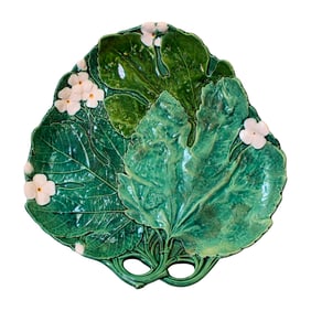 Minton majolica tea tray for the lemon