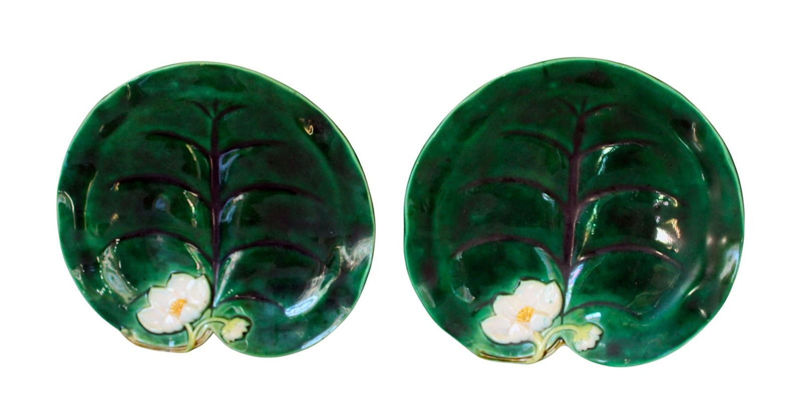 A pair of George Jones majolica (1 of 2)