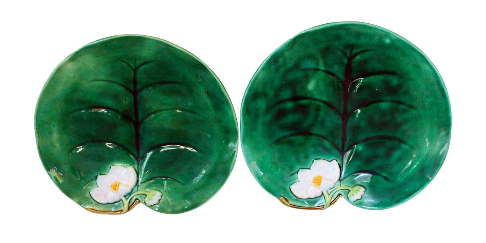 A pair of George Jones majolica (1 of 2)