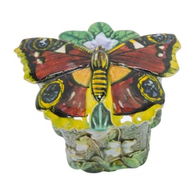 George Jones majolica butterfly