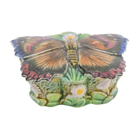 George Jones majolica butterfly