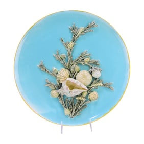 Fielding majolica large plaque with