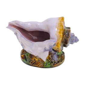 Brownfield majolica spoon warmer