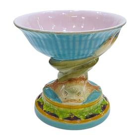 Rare Minton Majolica Table Salt