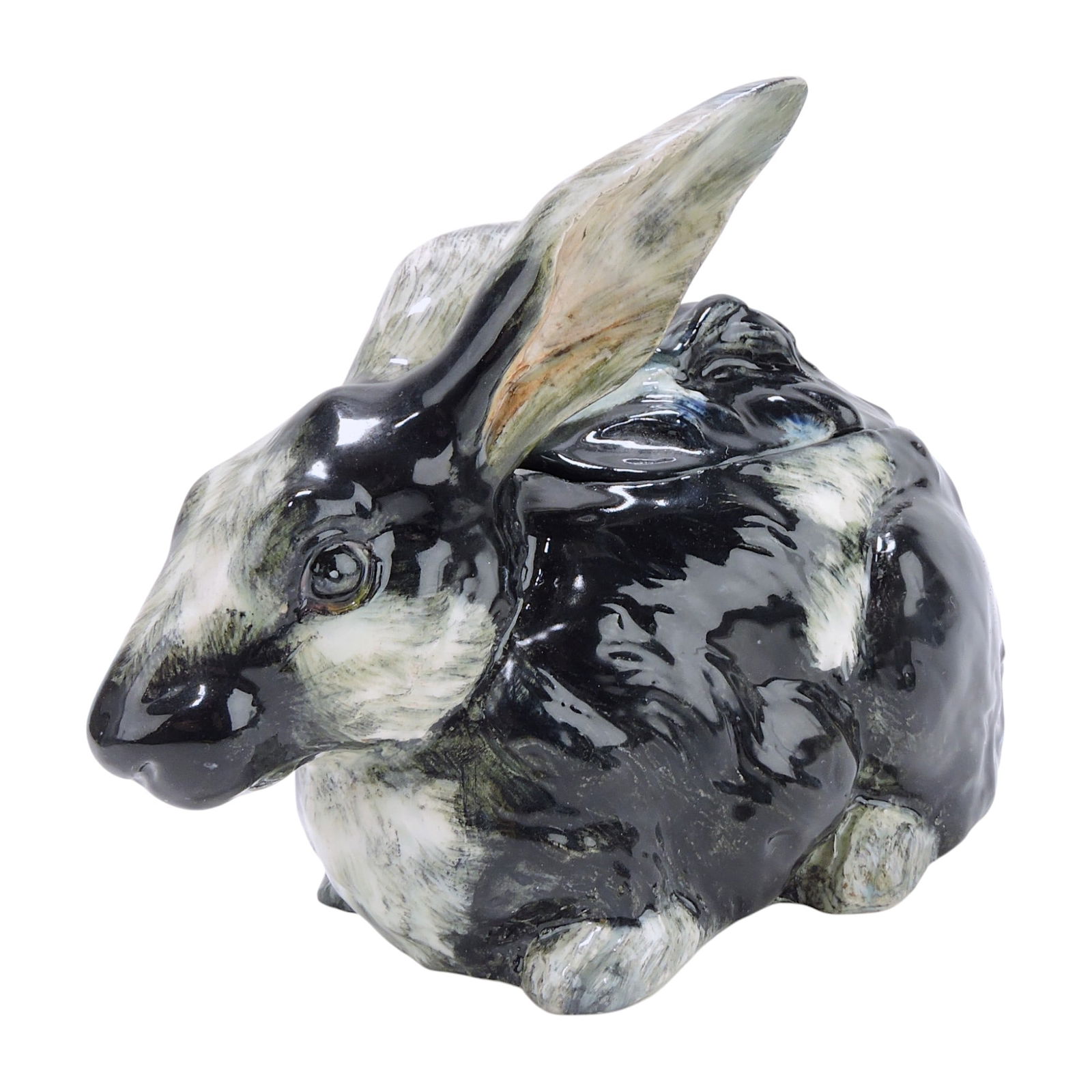 Rare Delphin Massier majolica (1 of 4)