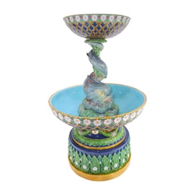 Monumental rare Minton fountain