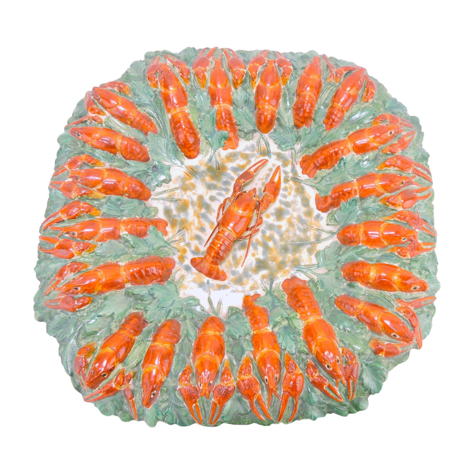 French Longchamp majolica Palissy (1 of 2)