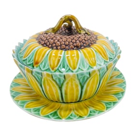 Wedgwood majolica sunflower