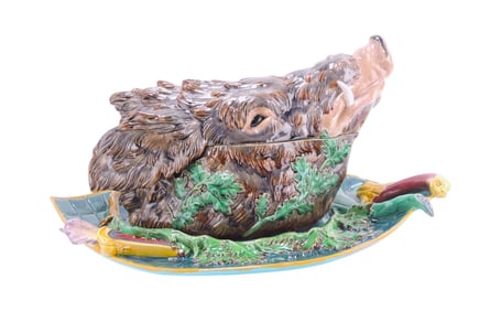 Monumental RARE Minton majolica