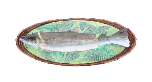George Jones majolica mackerel